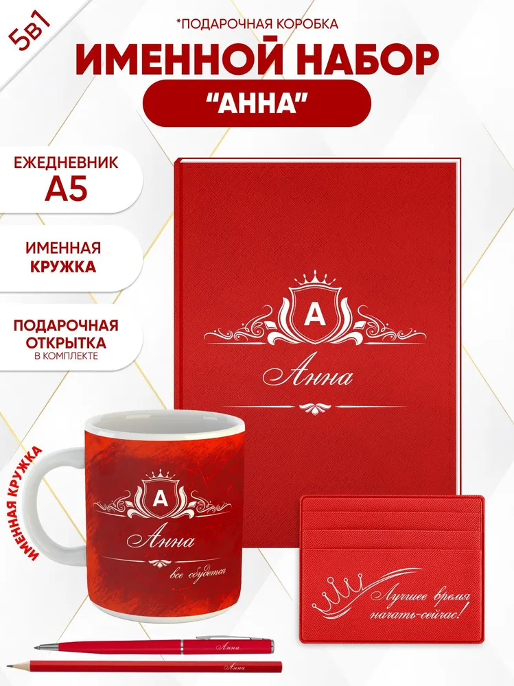 Именно Твоё! Именной подарочный набор «Анна»