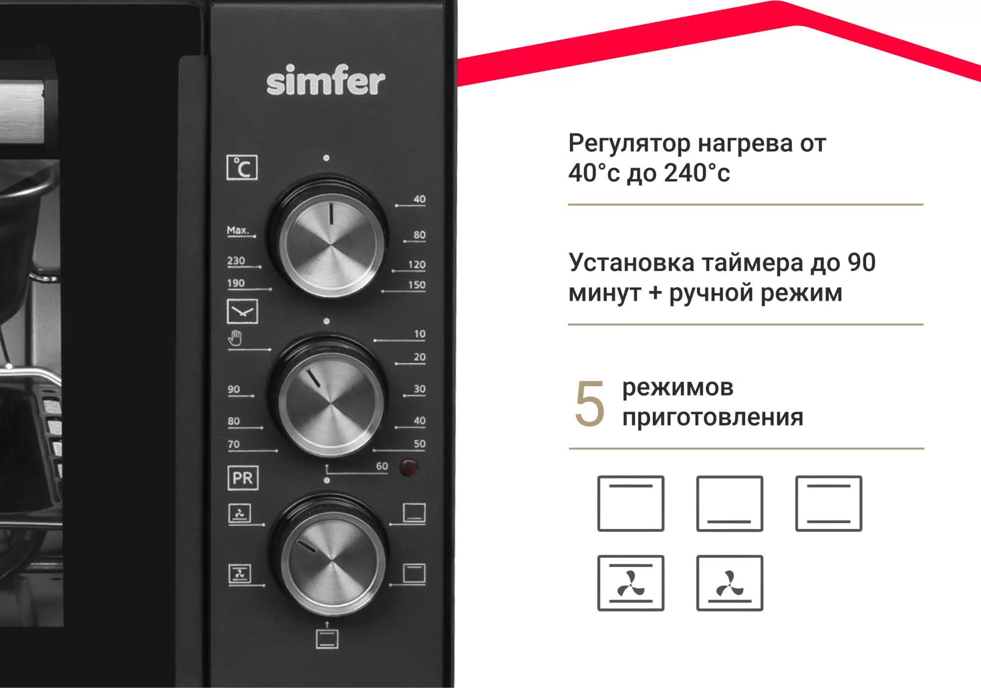Мини-печь Simfer M3516
