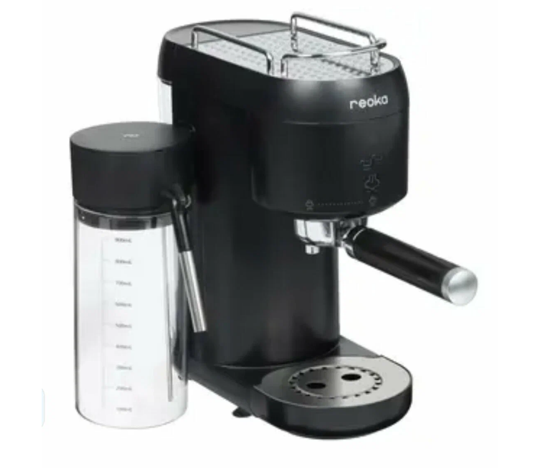 Кофеварка рожковая Reoka RKЕМ-300 черный