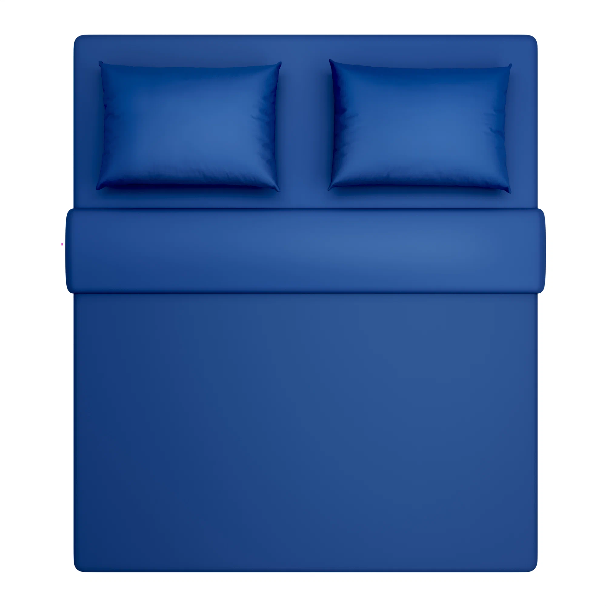 Комплект постельного белья с простынёй сатин Pragma Lunlo 2х спальный ночной ультрамарин
