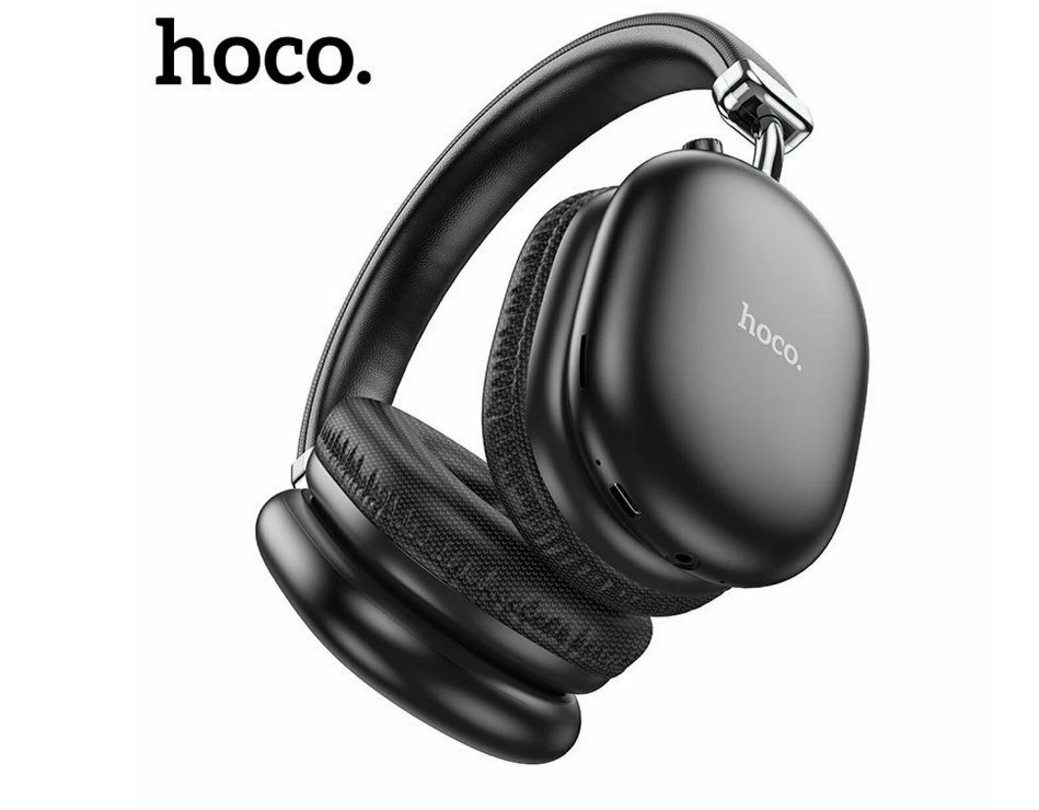 Стереонаушники Bluetooth полноразмерные Hoco W35 Max V5.3/45ч черные