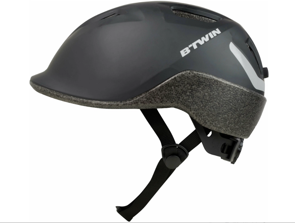 Шлем для велоспорта VILLE 100 BTWIN X Decathlon