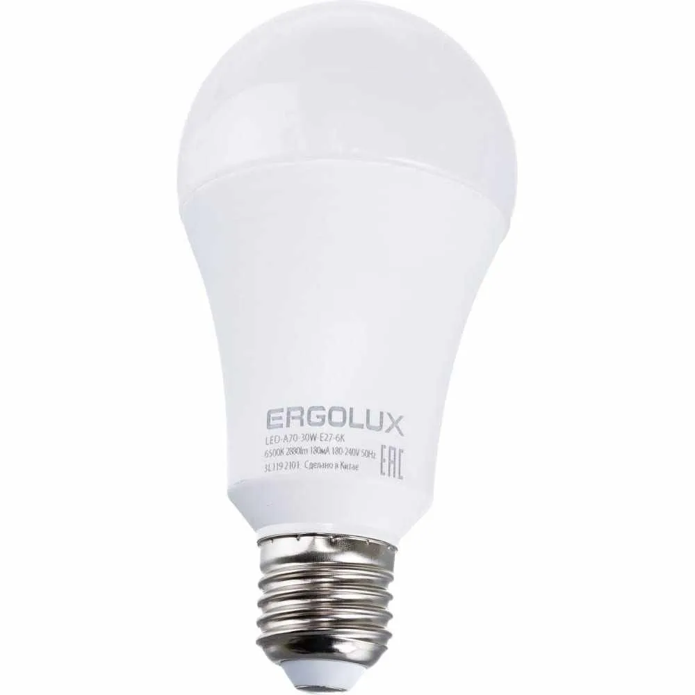 Лампочка ERGOLUX LED-A70-30W-E27-6K