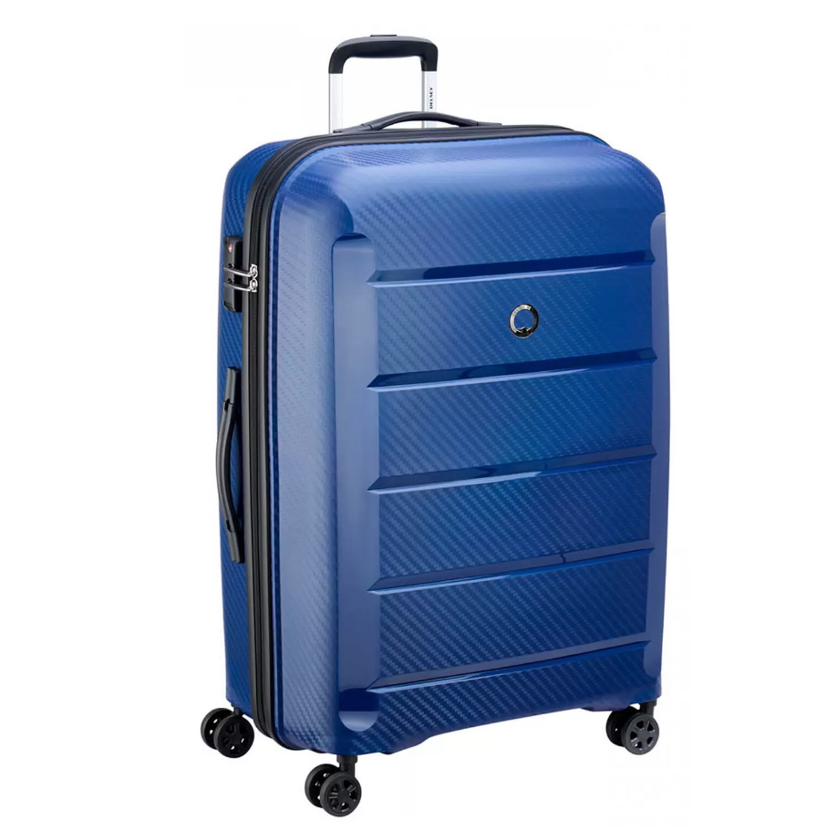 Чемодан унисекс Delsey 0031018 синий, 53x75x30 см