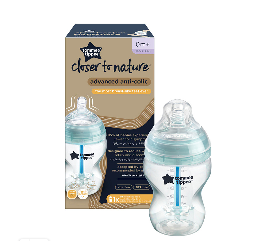Бутылочка для кормления Tommee Tippee Advanced Anti-Colic 260 мл