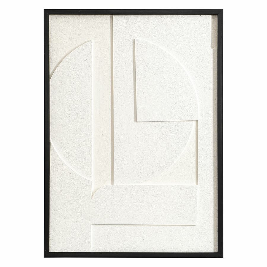 Bergenson Bjorn Панно декоративное с эффектом 3D Minimalism, с черной рамой, 50х70 см