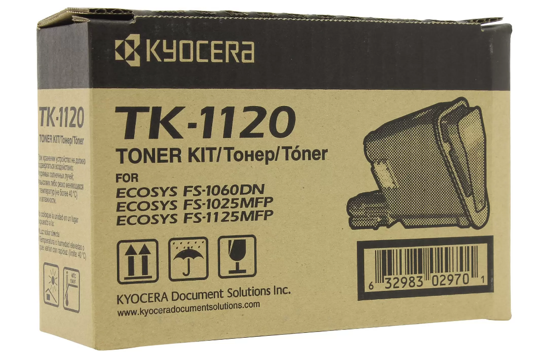 Картридж для лазерного принтера Kyocera TK-1120, черный