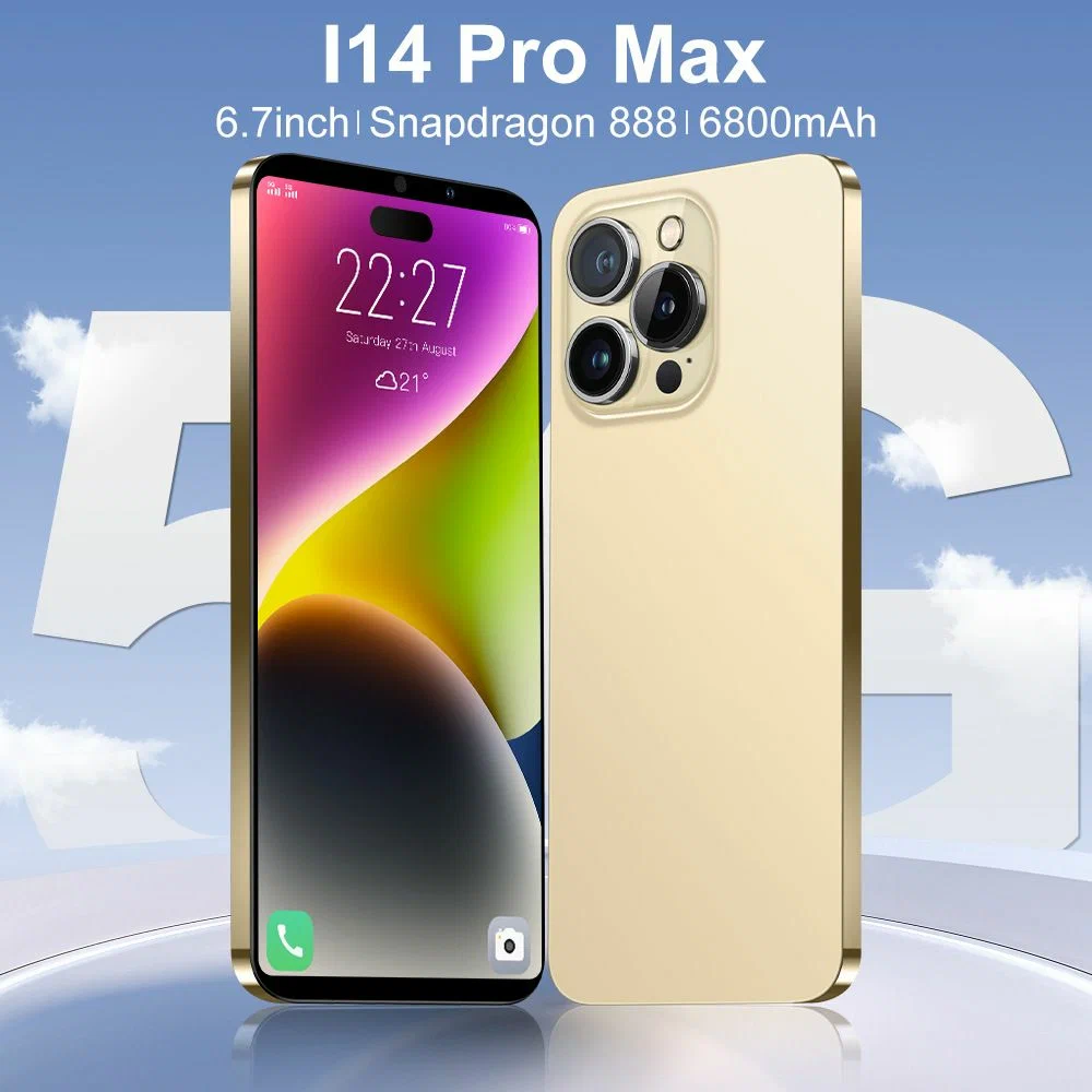 Cмартфон i14 Pro Max High Swipe 16G / 1T, золотой.