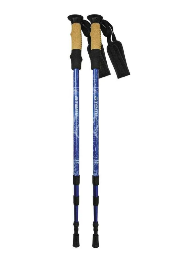 Треккинговые телескопические палки ATEMI twist lock, antishok, р. 65-135 см