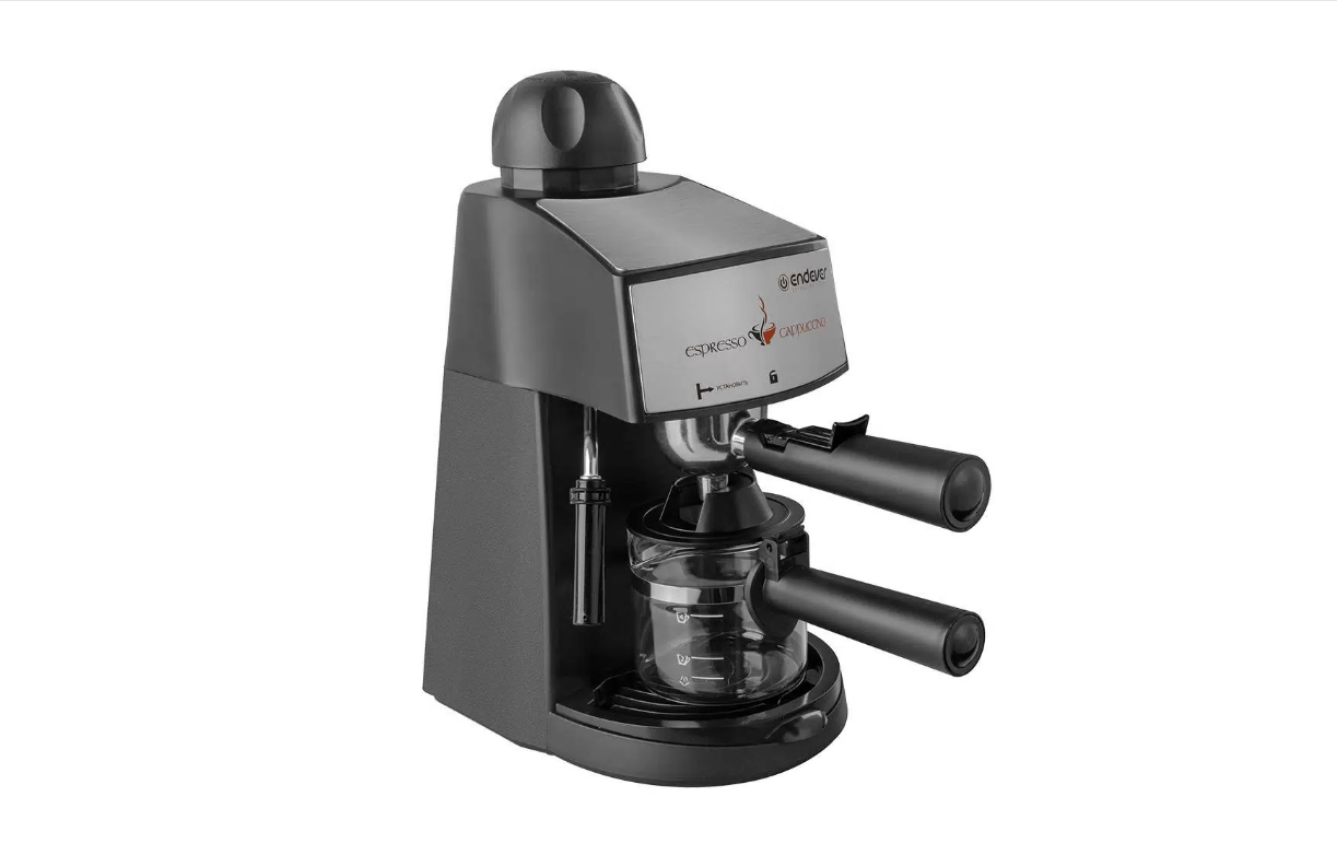 Кофеварка рожкового Endever Costa-1050 Silver/Black
