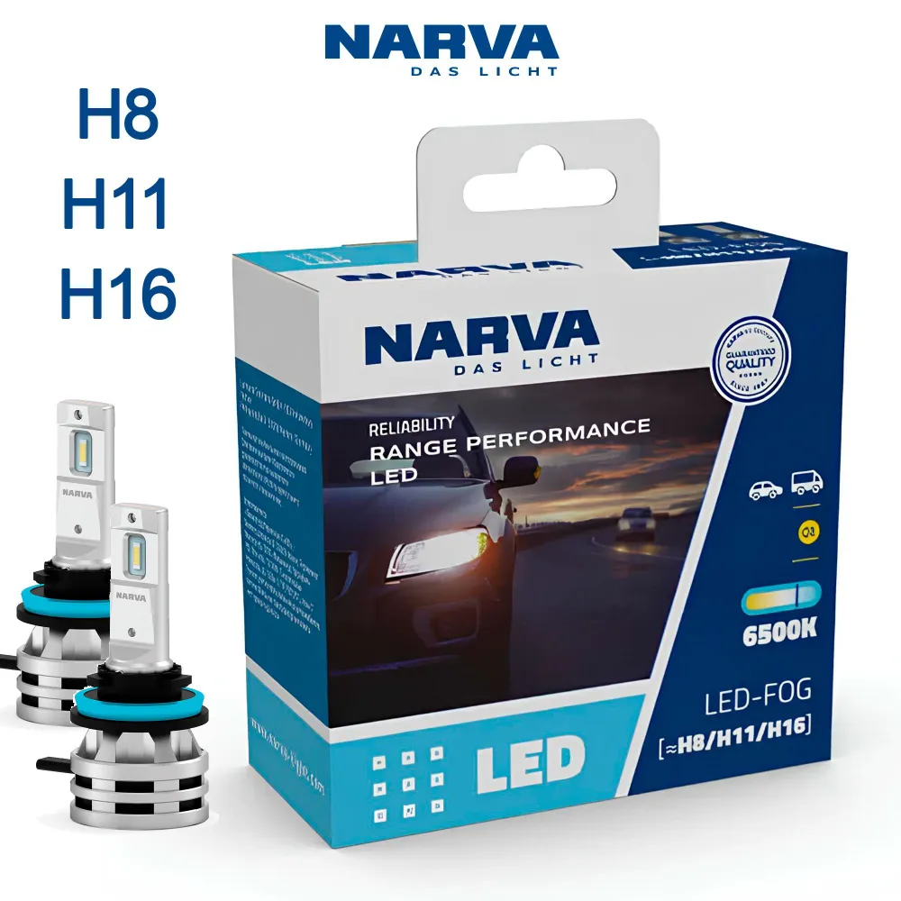 Светодиодная автомобильная лампа Narva Range Performance LED FOG H8/H11/H16 6500K (2 шт.) 18036