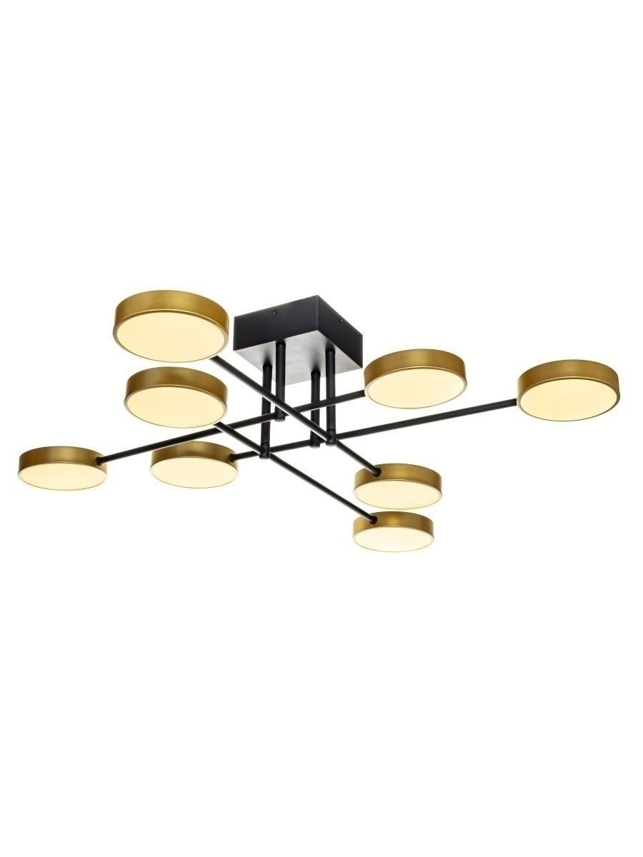 Люстра Lamplandia L1254-8 ALMERE GOLD LEDx8x9Вт